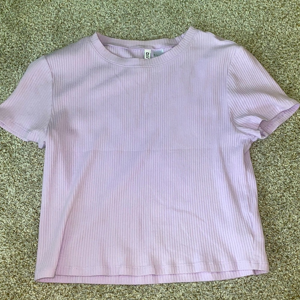 A purple tank top